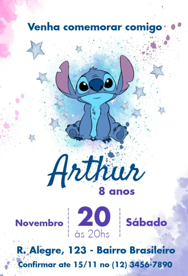 Convite Stitch