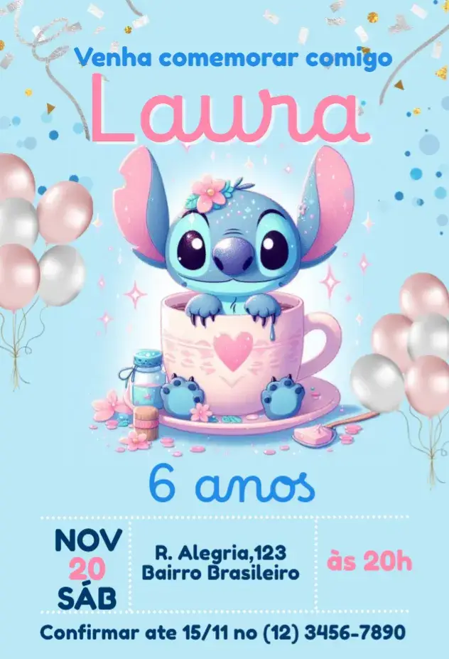 Convite Stitch