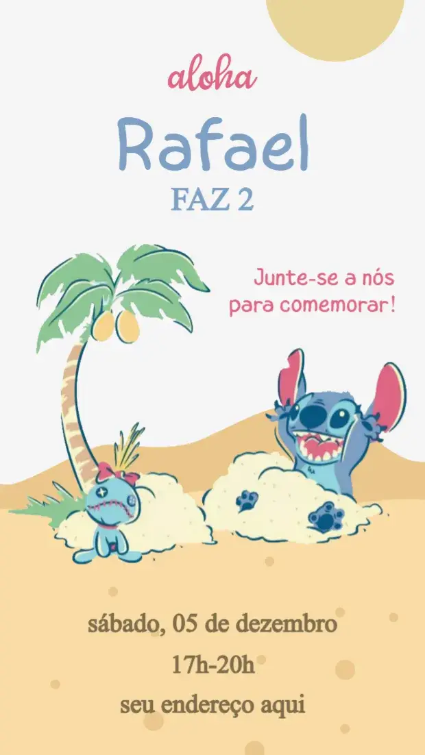 Convite Stitch