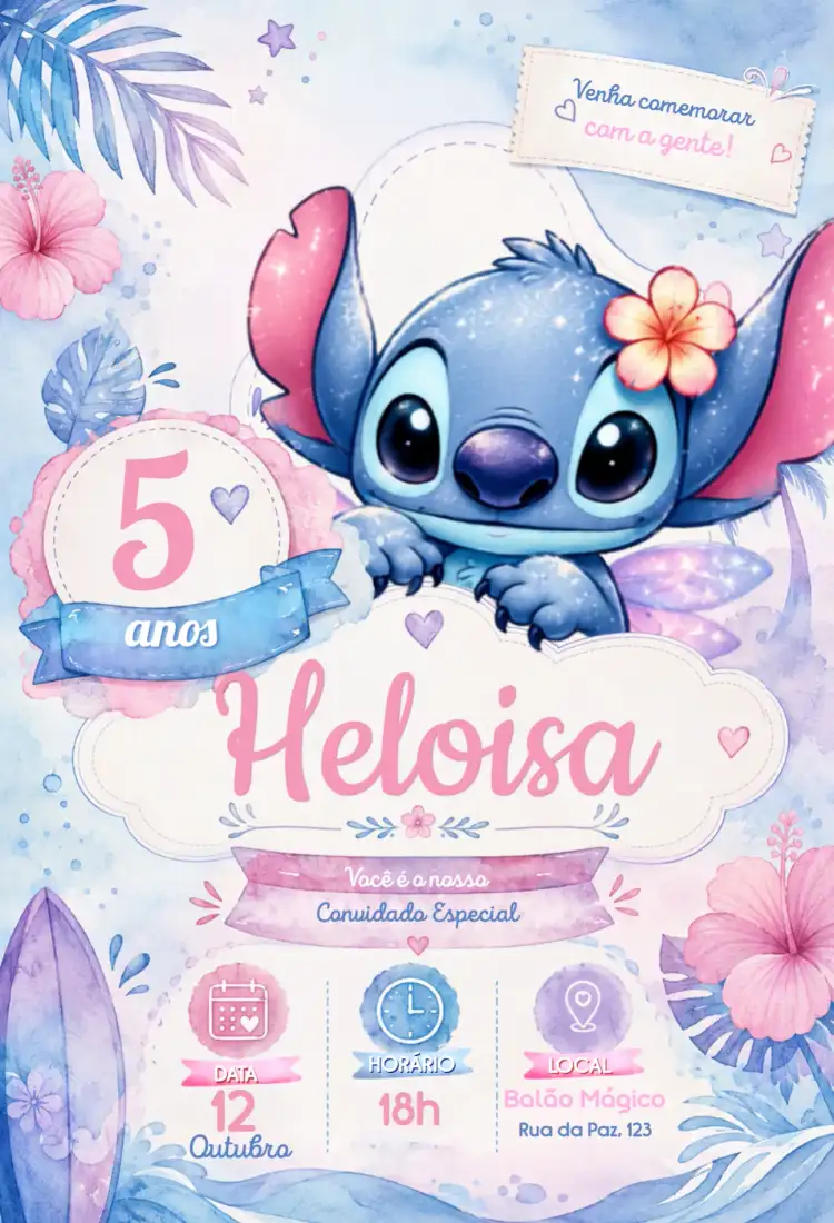 Stitch Aquarela