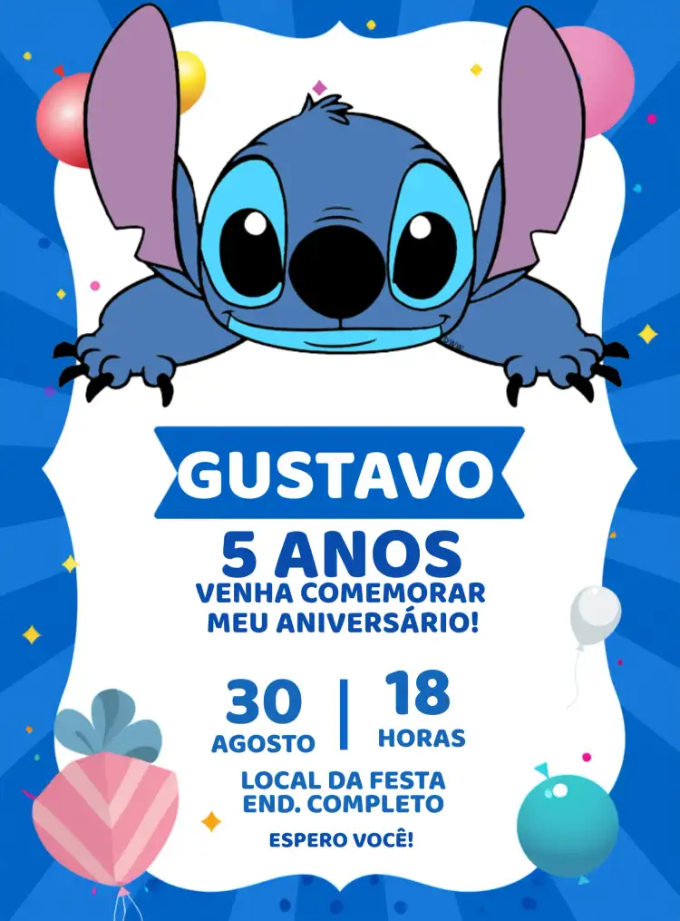 Stitch Azul