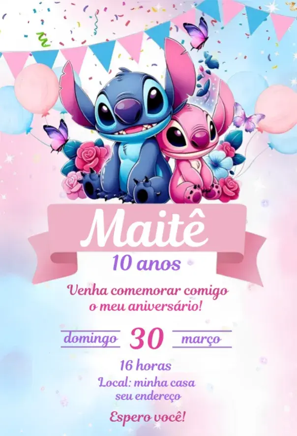 Invitaciones de cumpleaños para editar online