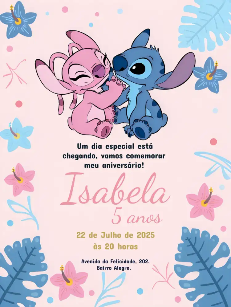 Stitch E Angel Lilo