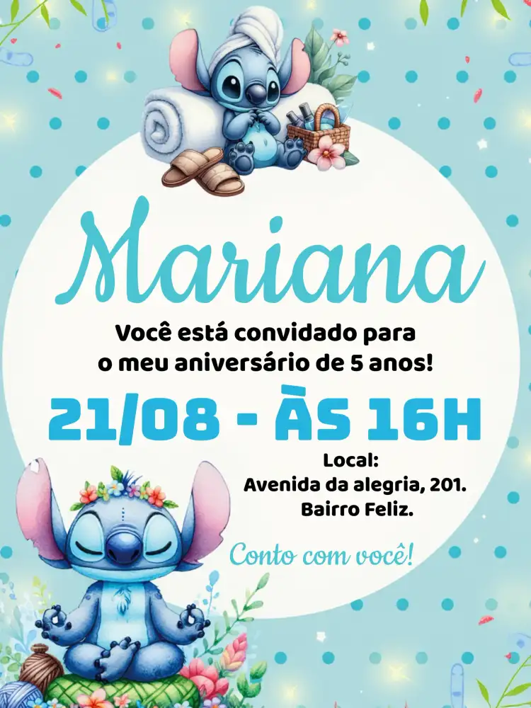 Stitch Spa Azul