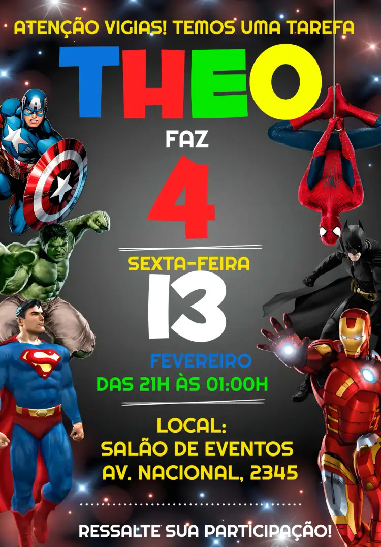 Super Heróis Vingadores Avengers Ferro