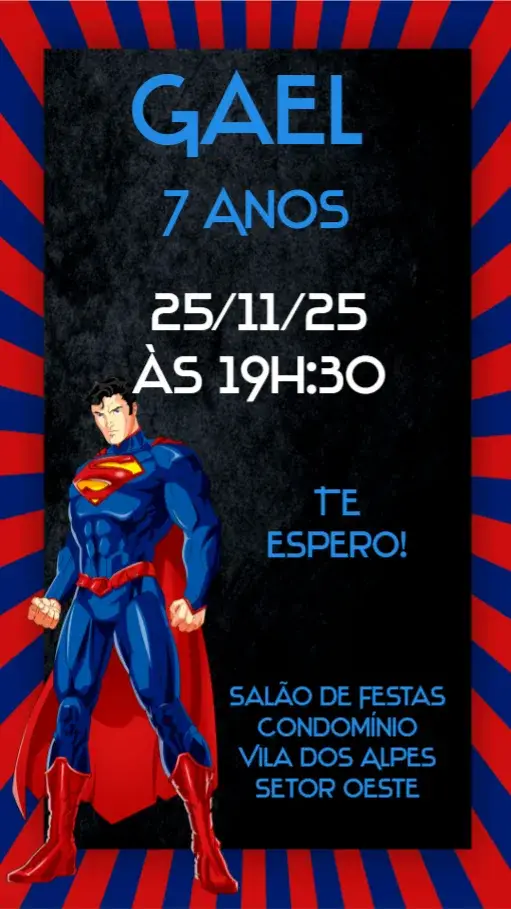 Convite Superman