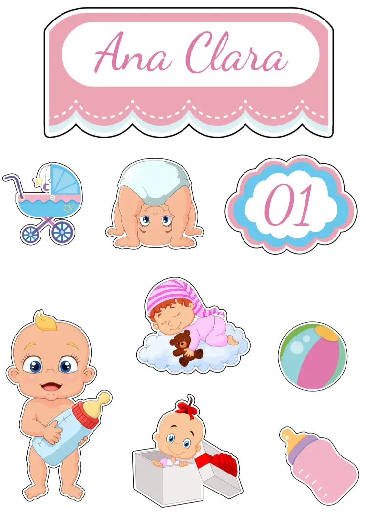 Convite Topo De Bolo Bebê Presente – tema Topo de bolo colorido, lúdico, fofo, infantil, moderno, celebração