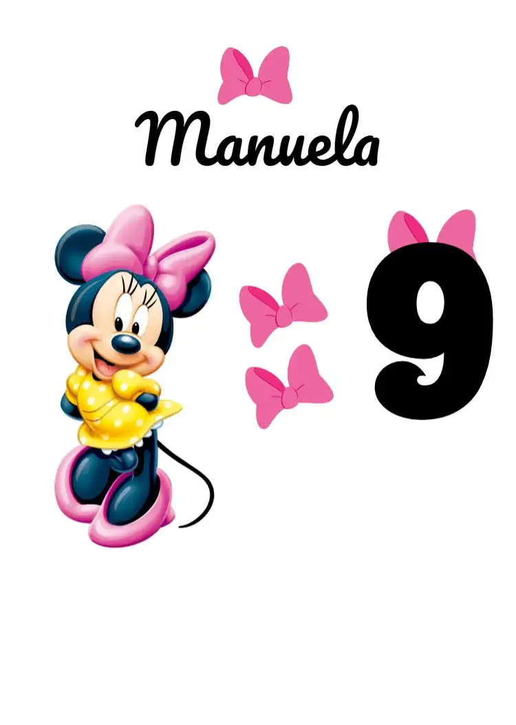 Convite Topo De Bolo Minnie Mouse Rosa – tema Topo de bolo rosa, divertido, lúdico, colorido, infantil, temático