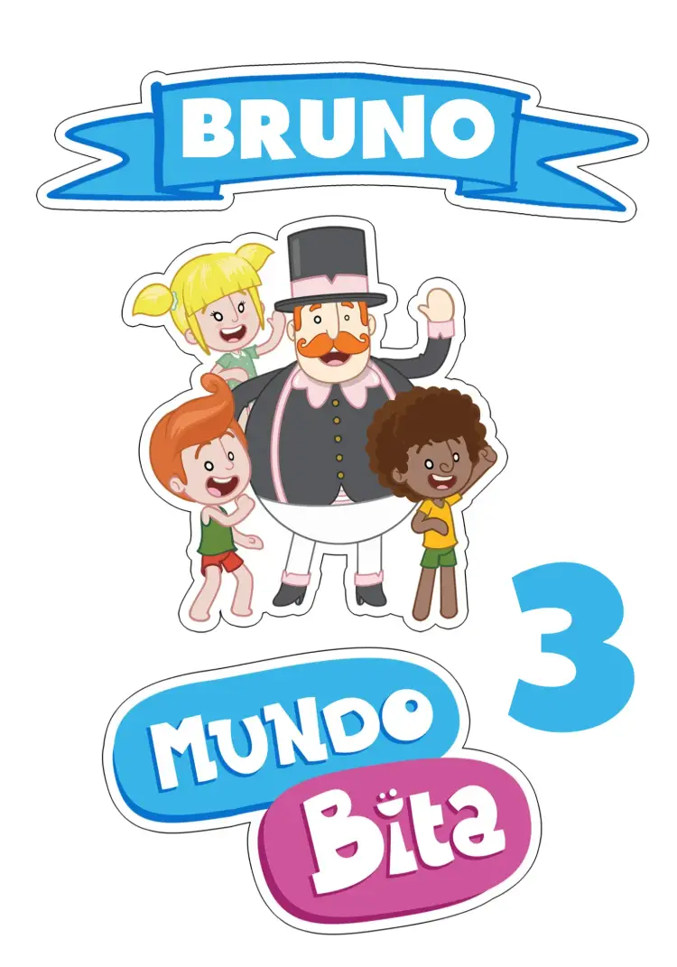 Convite Topo De Bolo Mundo Bita Virtual