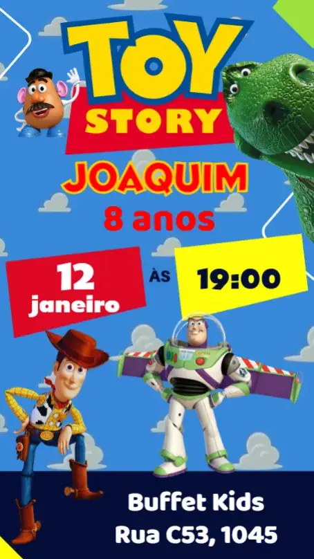 Convite Toy Story