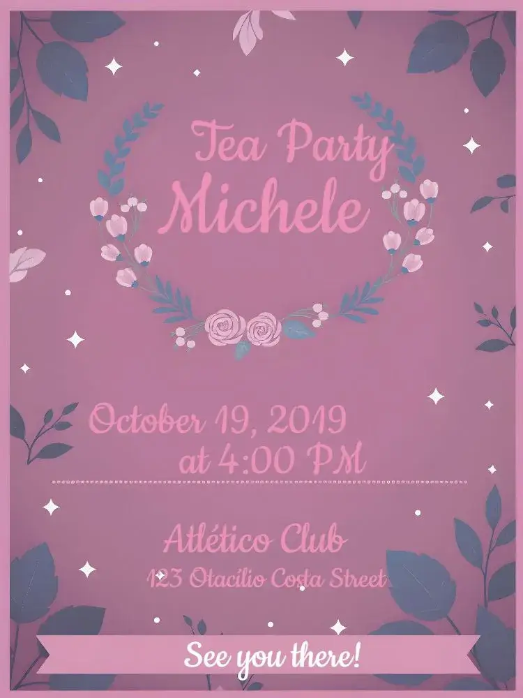 Bridal Shower Tea Party invitation