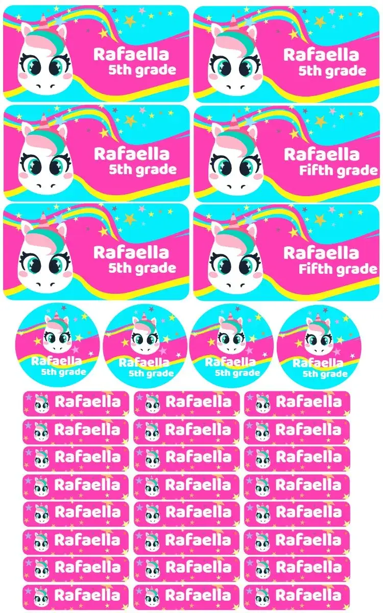 Unicorn School Label Puket invitation