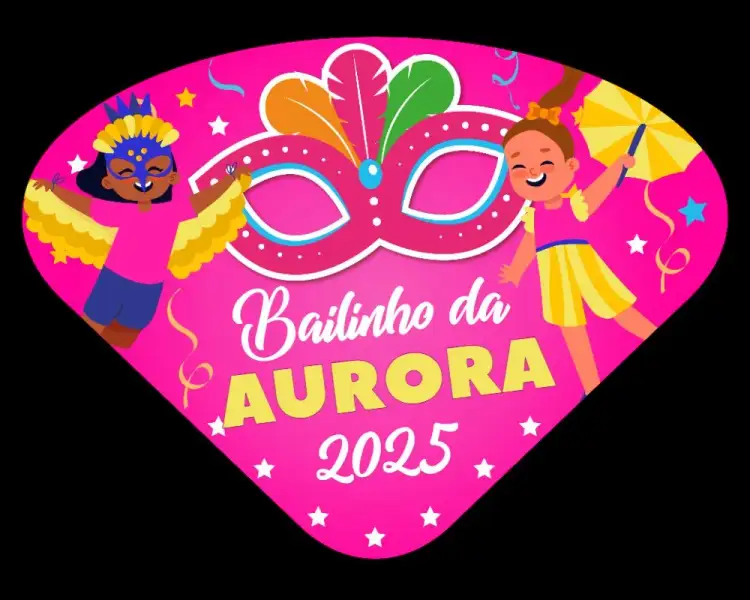 Invitation Carnival Ventarola Bloquinho – Commemorative Dates theme colorful, fun, tropical, festive, lively, carnival-themed