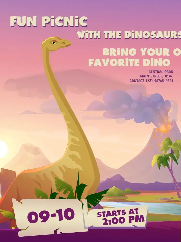 Dinosaur Kids Picnic