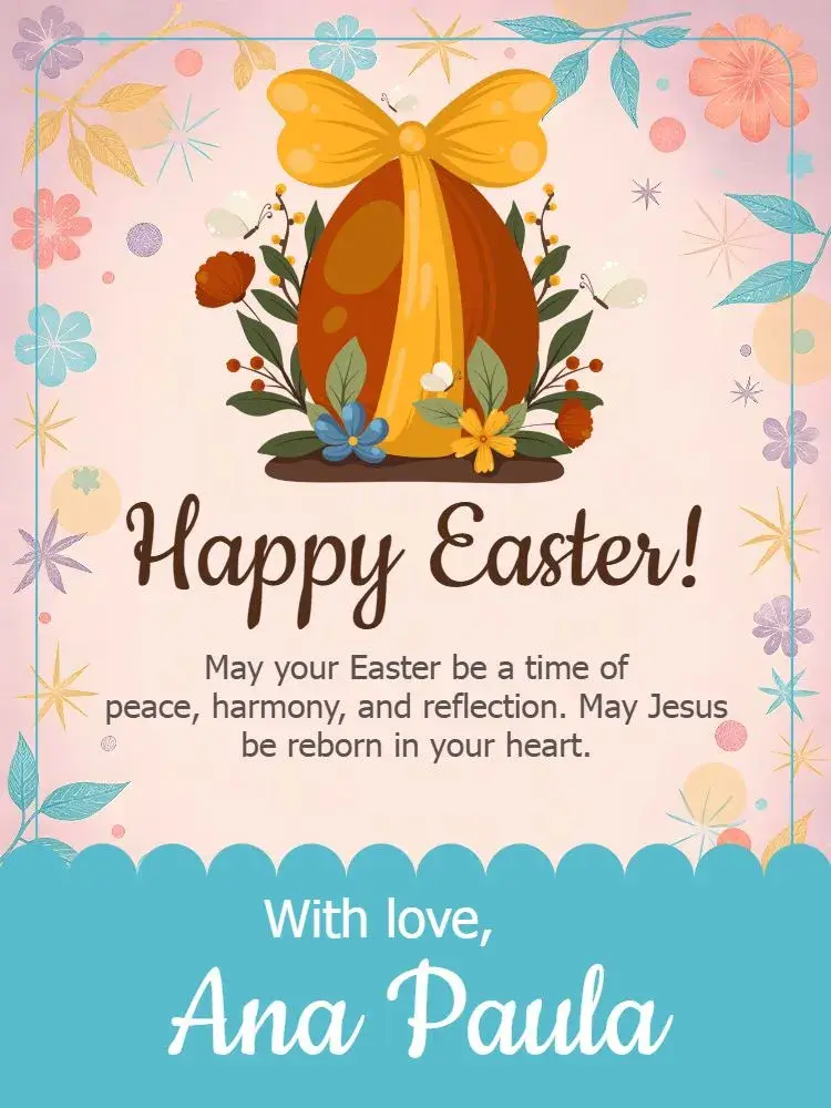 Happy Easter Card Greetings invitation