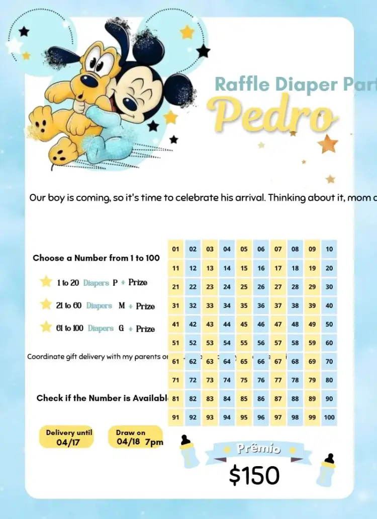 Invite Mickey and Goofy Friends editable and customizable