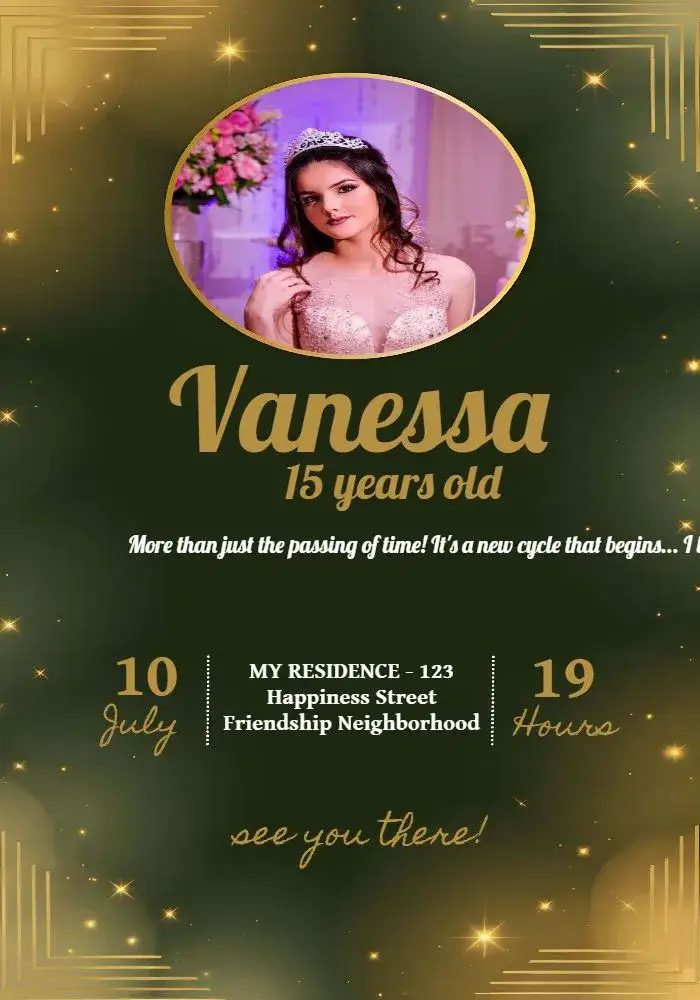Invitation 15 Years With Pink Photo – Sweet 15 theme pink, modern, elegant, delicate, festive