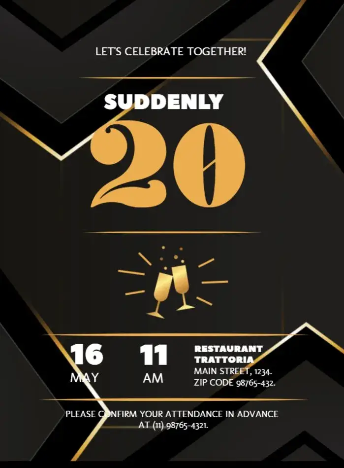 Repente 20 De invitation