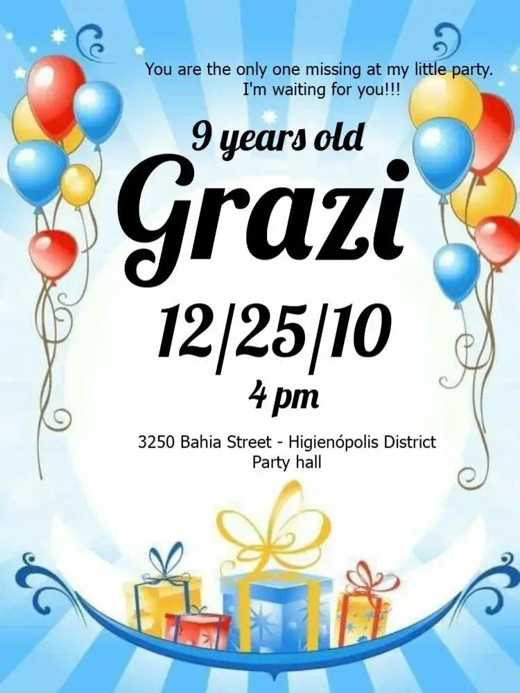 Balloons To Edit Balloons invitation