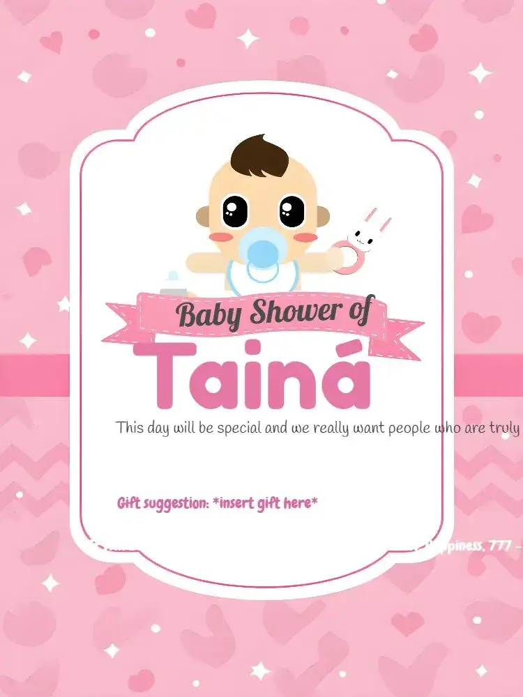 Baby Shower Pink - Girl Diapers