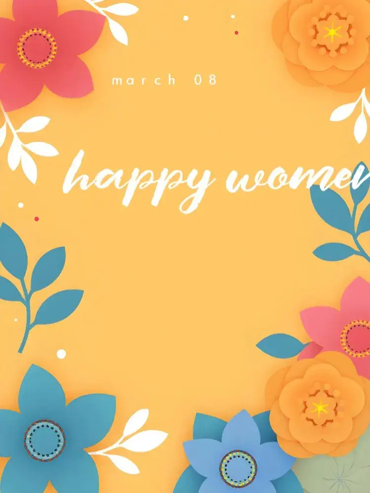 Invitation Post International Women's Day Female – Most searched for theme floral, elegant, modern, pink, feminine