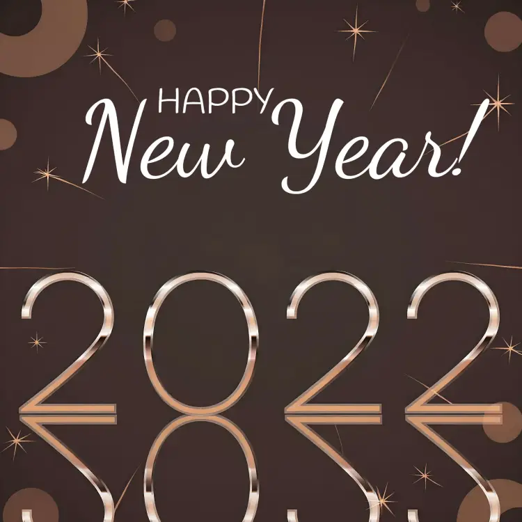 New Year's Post 2022 invitation