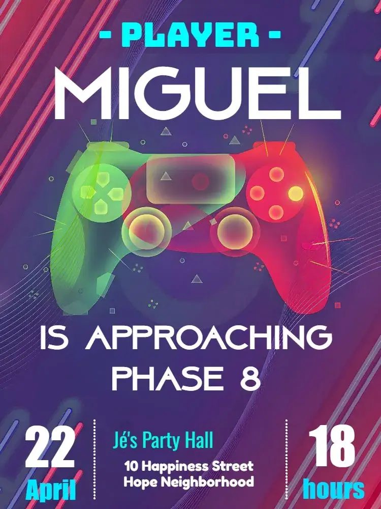 Playstation Controller invitation