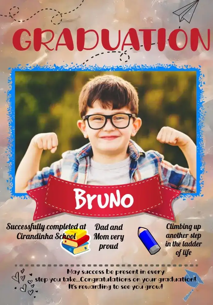 Kindergarten Graduation With Photo Book