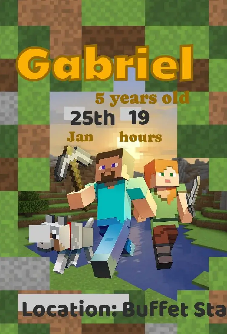 Minecraft Invitation