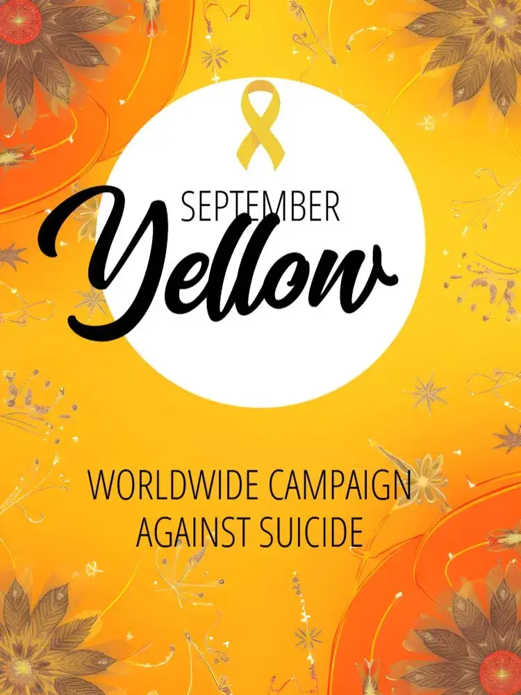 Post For Yellow September Black Campaign invitation