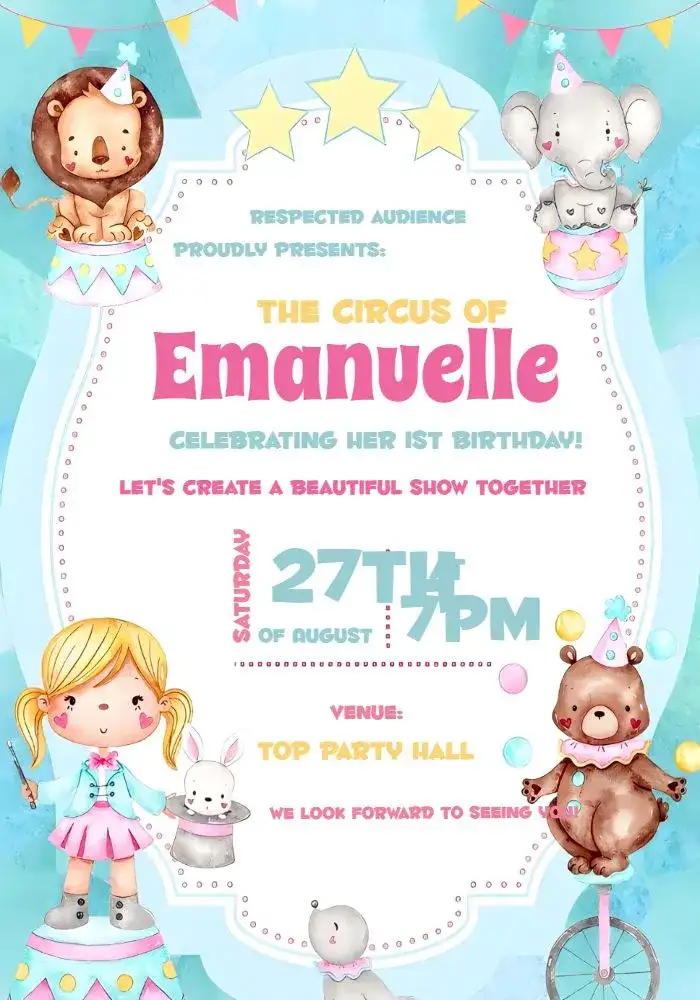 Pink Children's Circus