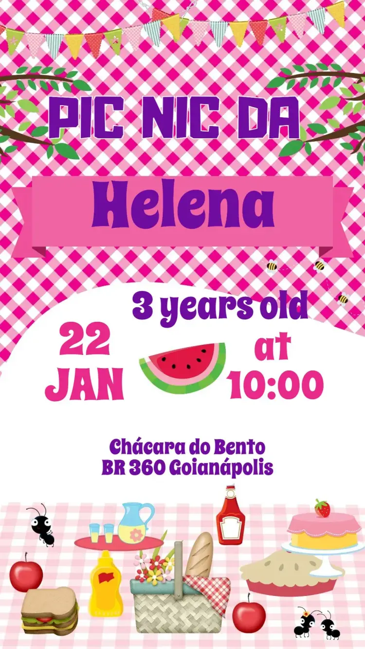 Pic Nic invitation