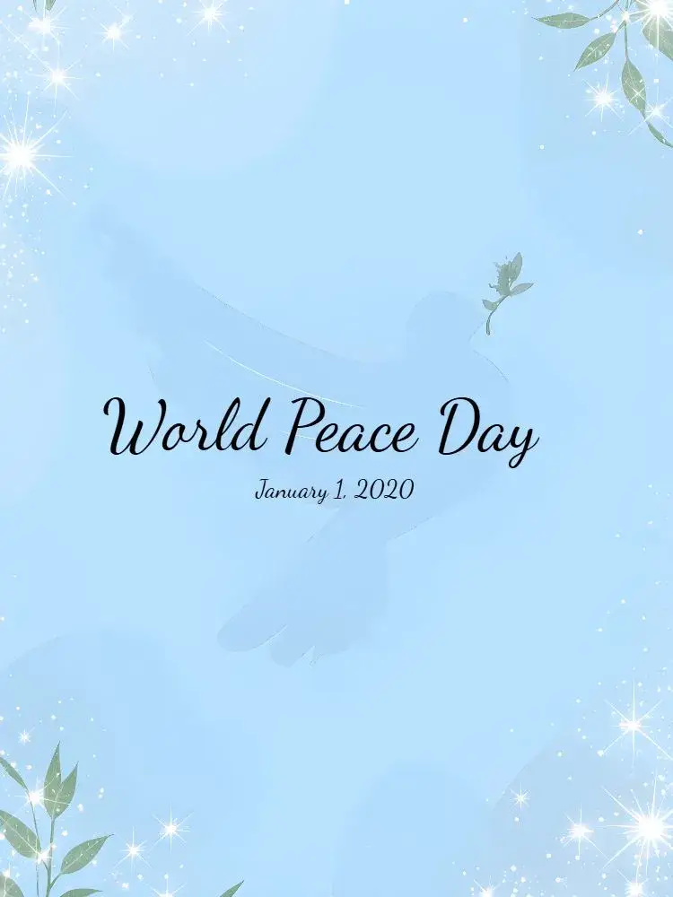 Post World Peace Day Joy invitation