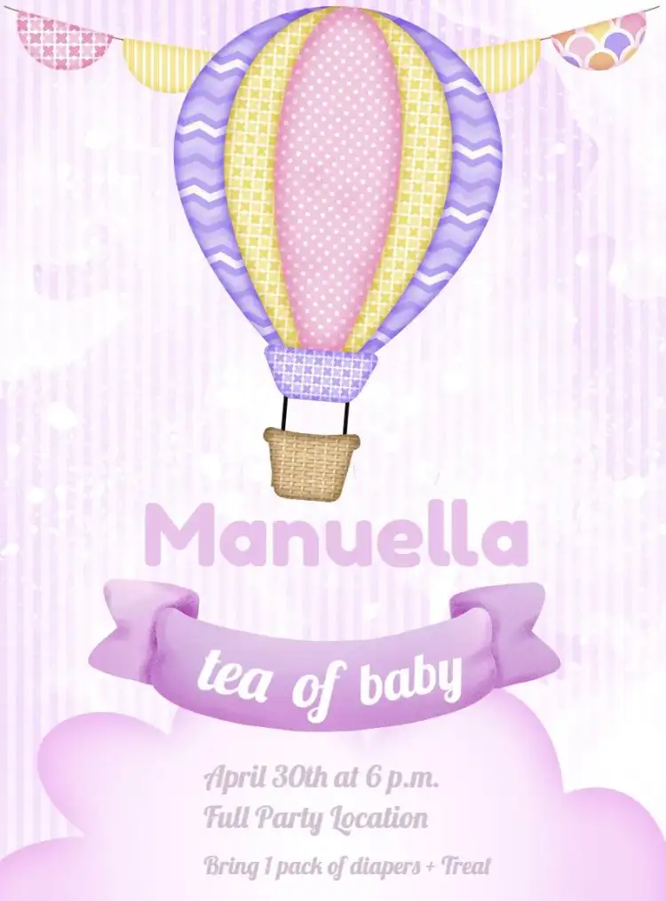 Baby Shower Diaper Balloon