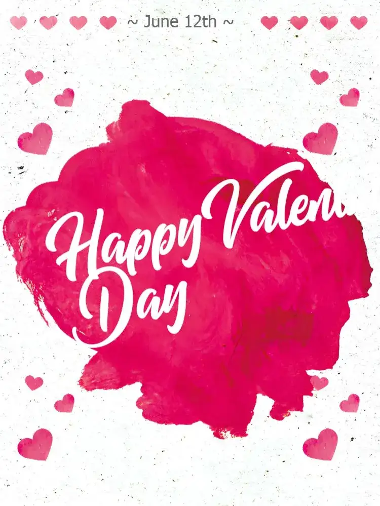 Invitation Red Valentine's Day Post – Most searched for theme red, romantic, hearts, minimalist, modern