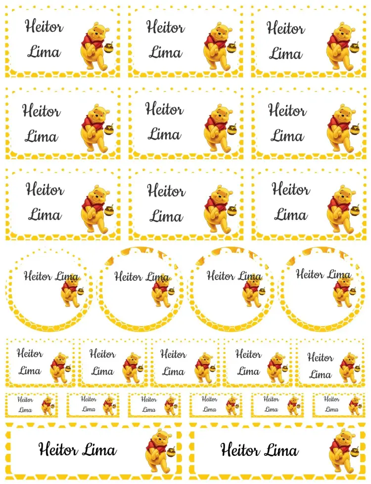 Winnie the Pooh invitation