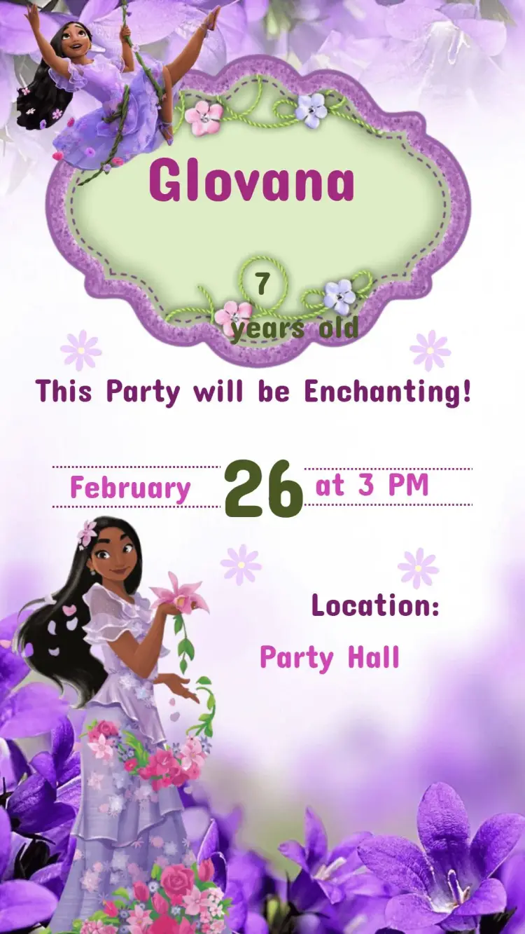 Enchanted Birthday Invitation