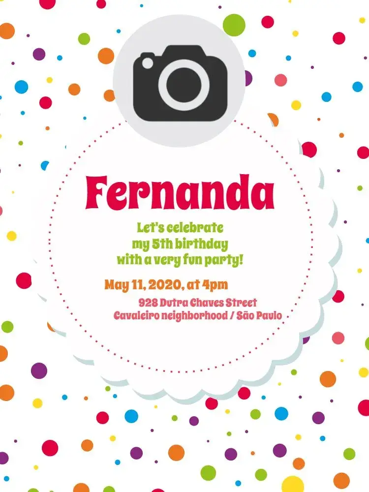 Digital Dots invitation