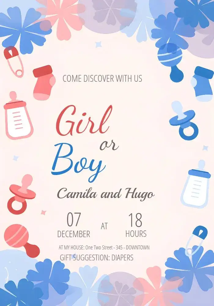 Pink Gender Reveal Tea