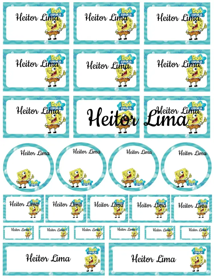 SpongeBob invitation