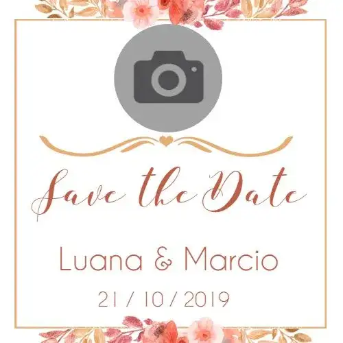 Invitation Save The Date Winter Flowers Digital – Birthday theme floral, delicate, feminine, white, modern