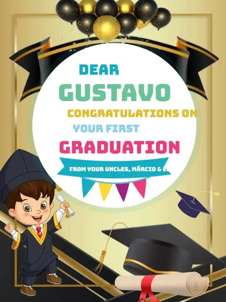 Preschool Graduation With RSVP Clearly invitation