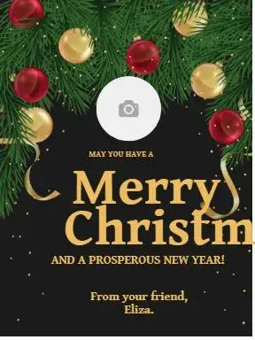 Christmas Festivities Card invitation