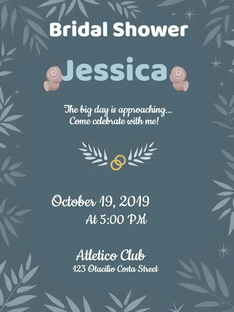 Bridal Shower at Home invitation