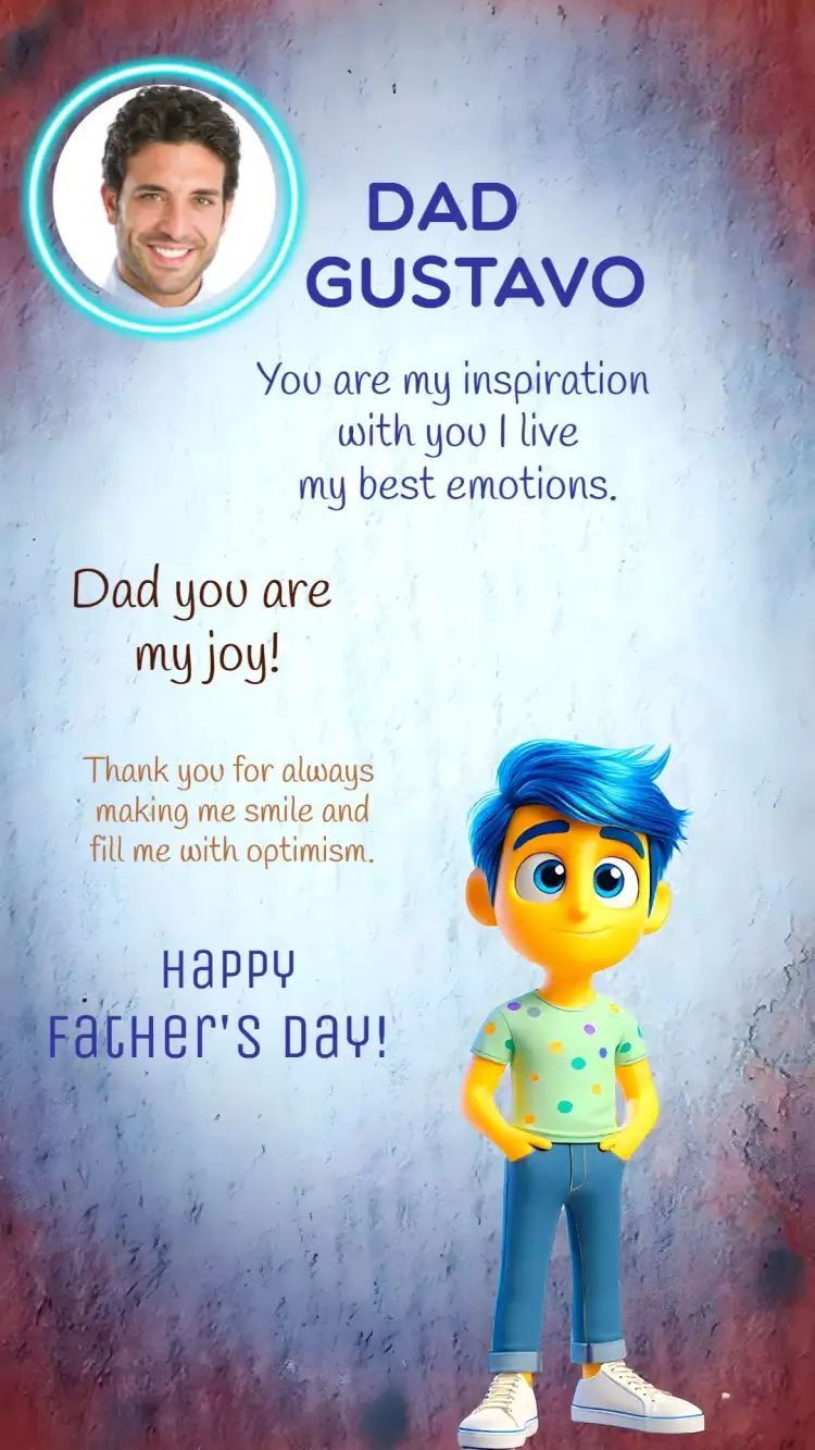 Invitation Father's Day Card Fun Joy Mindfully – Commemorative Dates theme colorful, fun, modern, playful, cheerful
