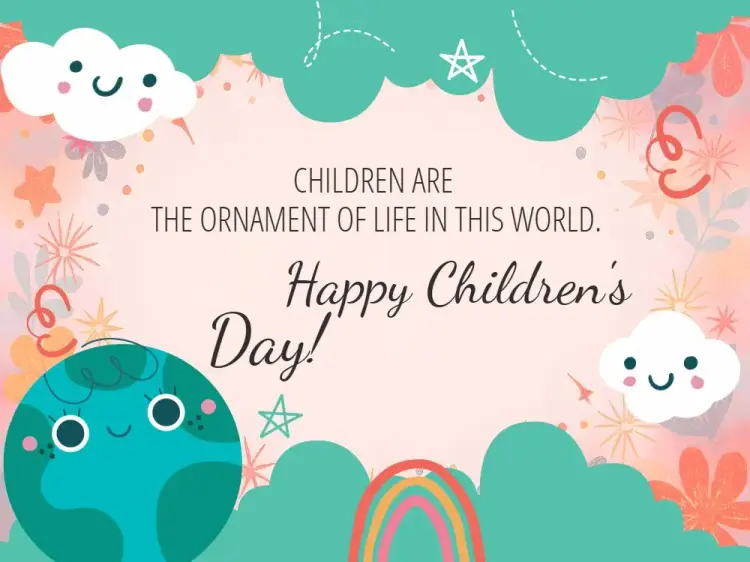 Children's Day Greetings Card invitation