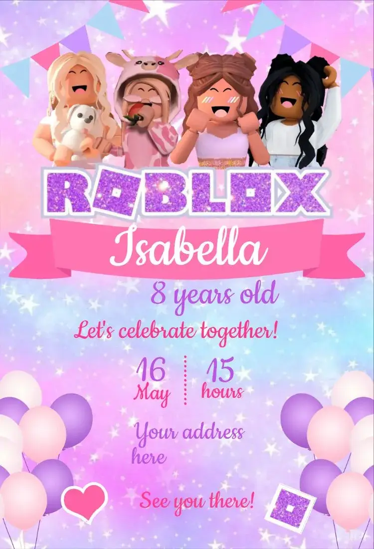 Roblox Girl Invitation 2