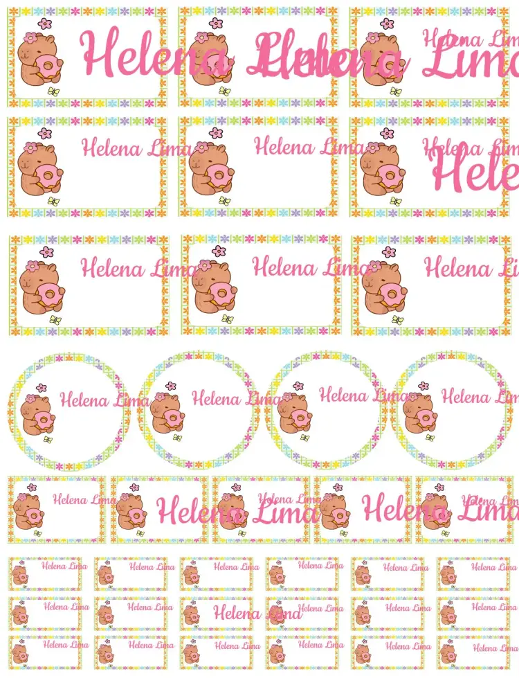 Capybara invitation