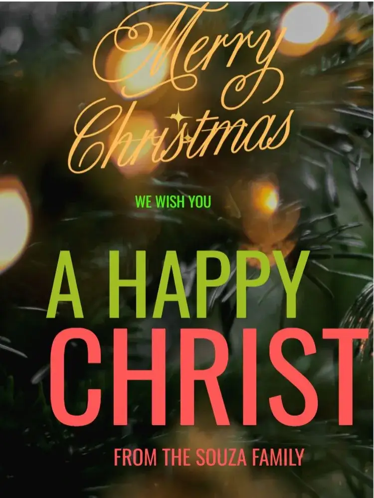 Invitation Merry Christmas Happy Noel Card For Gift – Card theme festive, colorful, playful, childlike, traditional, modern