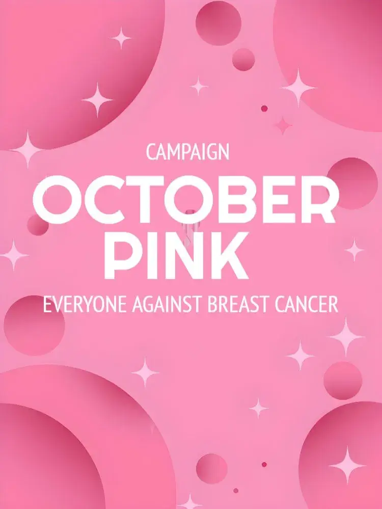 Post For Pink October Health invitation